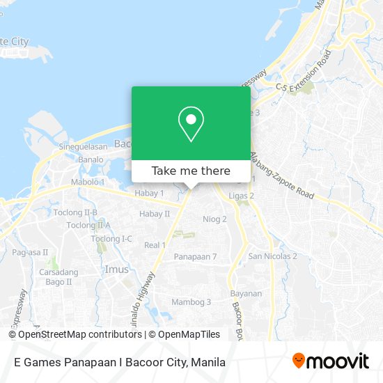 E Games Panapaan I Bacoor City map