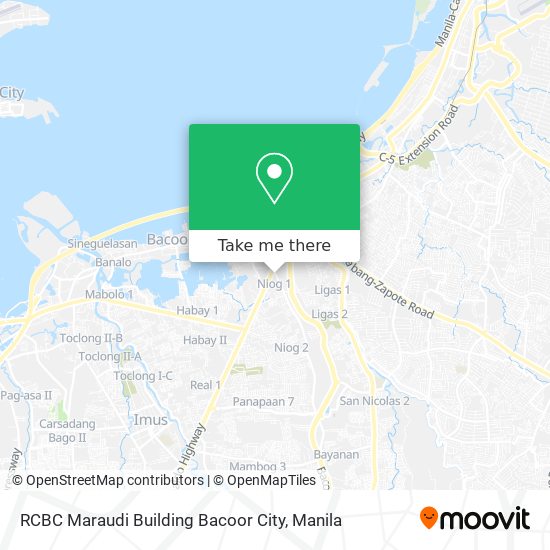 RCBC Maraudi Building Bacoor City map