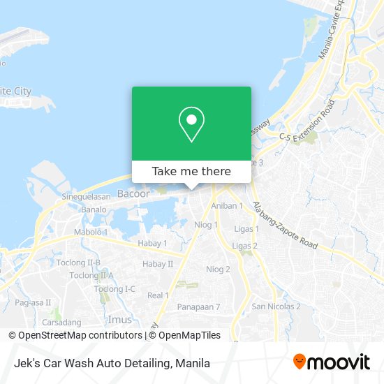 Jek's Car Wash Auto Detailing map