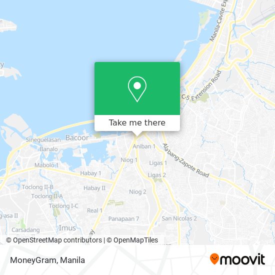 MoneyGram map