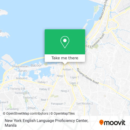 New York English Language Proficiency Center map