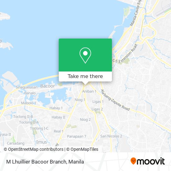 M Lhuillier Bacoor Branch map