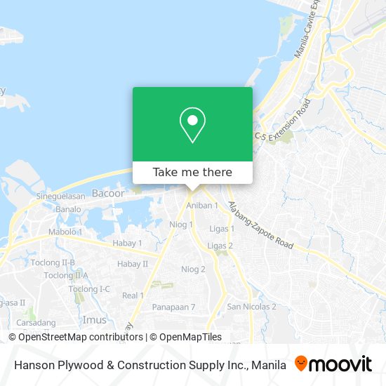 Hanson Plywood & Construction Supply Inc. map