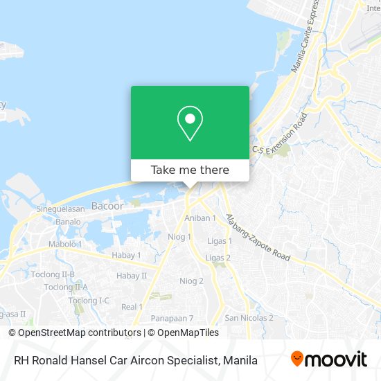 RH Ronald Hansel Car Aircon Specialist map