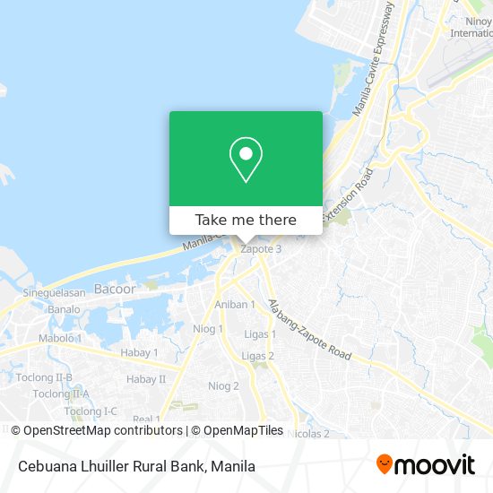 Cebuana Lhuiller Rural Bank map