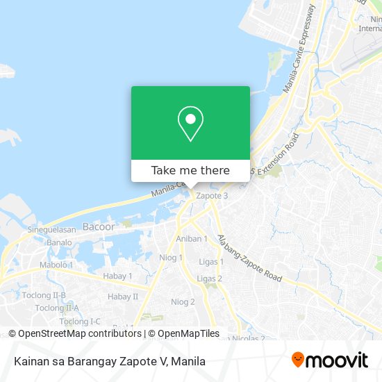 Kainan sa Barangay Zapote V map