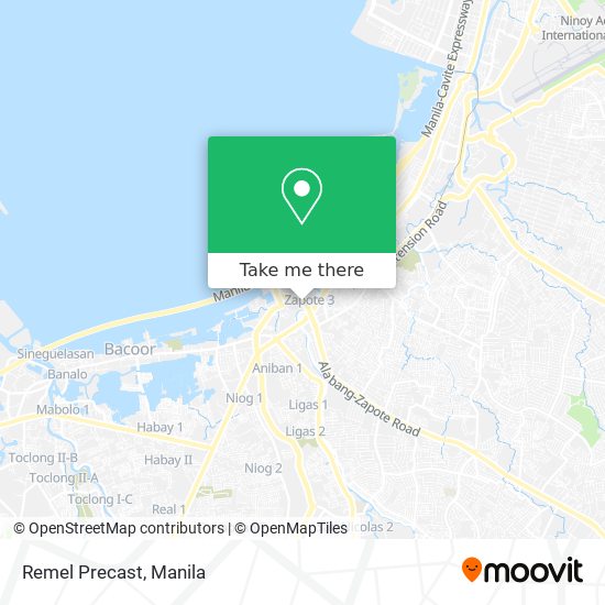 Remel Precast map