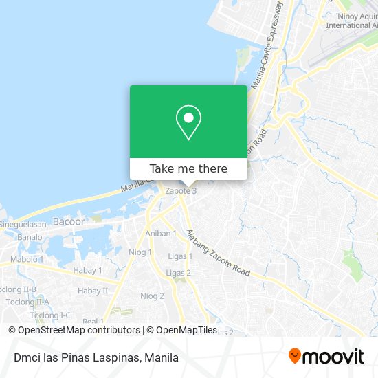 Dmci las Pinas Laspinas map