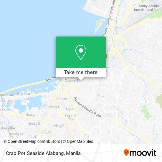 Crab Pot Seaside Alabang map