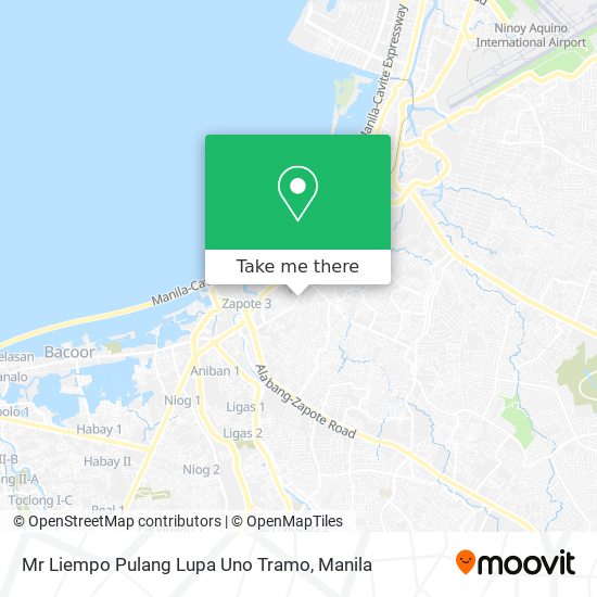 Mr Liempo Pulang Lupa Uno Tramo map