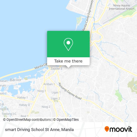 smart Driving School St Anne map