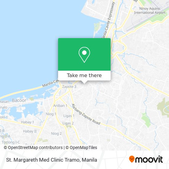 St. Margareth Med Clinic Tramo map