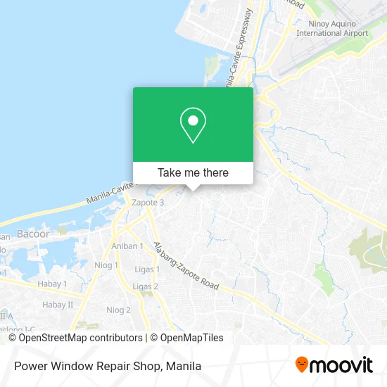Power Window Repair Shop map