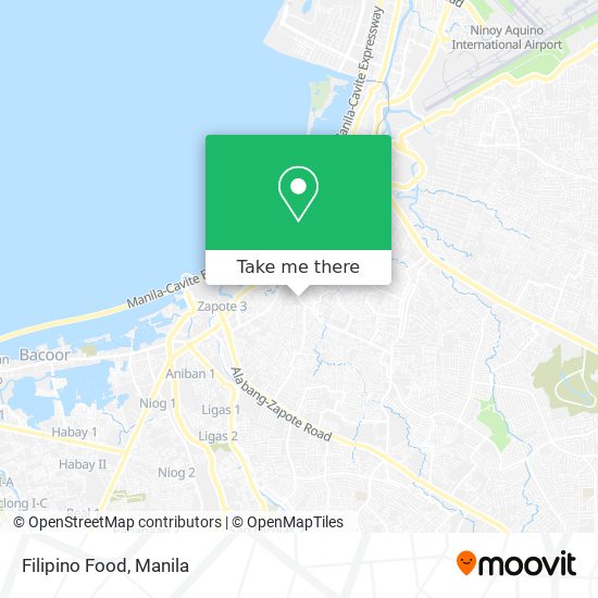 Filipino Food map