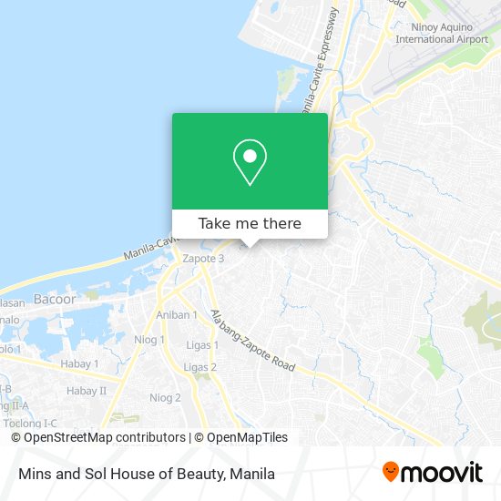 Mins and Sol House of Beauty map