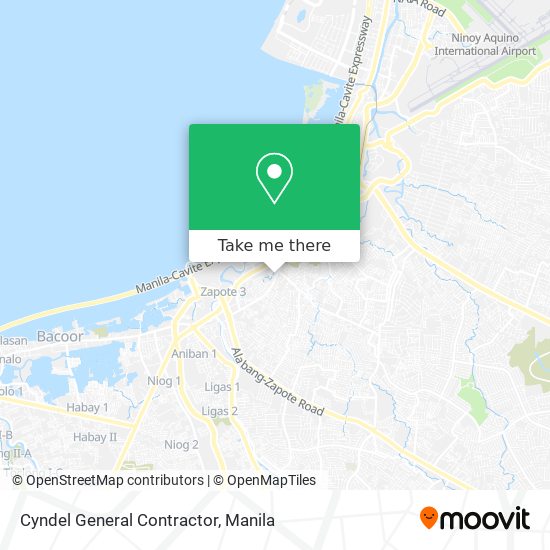 Cyndel General Contractor map