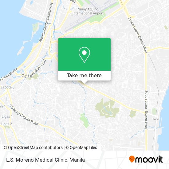 L.S. Moreno Medical Clinic map