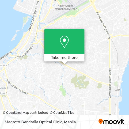 Magtoto-Gendralla Optical Clinic map