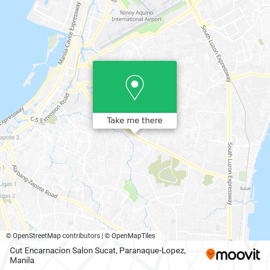 Cut Encarnacion Salon Sucat, Paranaque-Lopez map