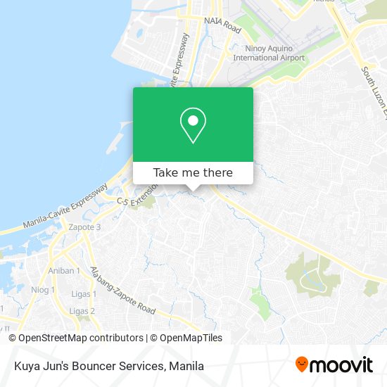 Kuya Jun's Bouncer Services map