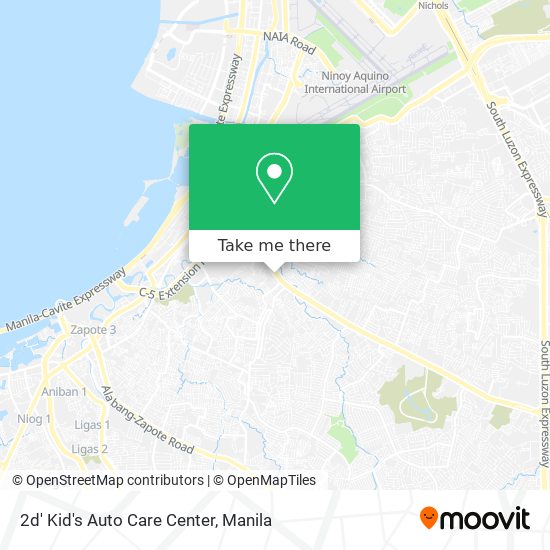 2d' Kid's Auto Care Center map