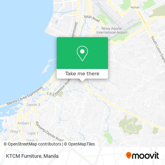 KTCM Furniture map