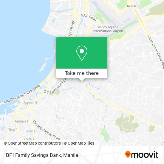 BPI Family Savings Bank map