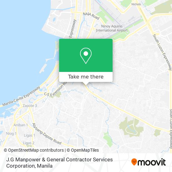 J.G Manpower & General Contractor Services Corporation map