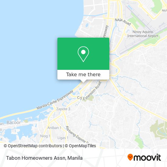 Tabon Homeowners Assn map