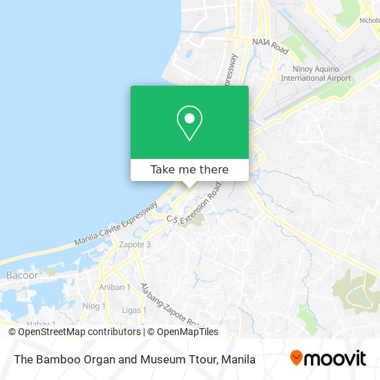 The Bamboo Organ and Museum Ttour map