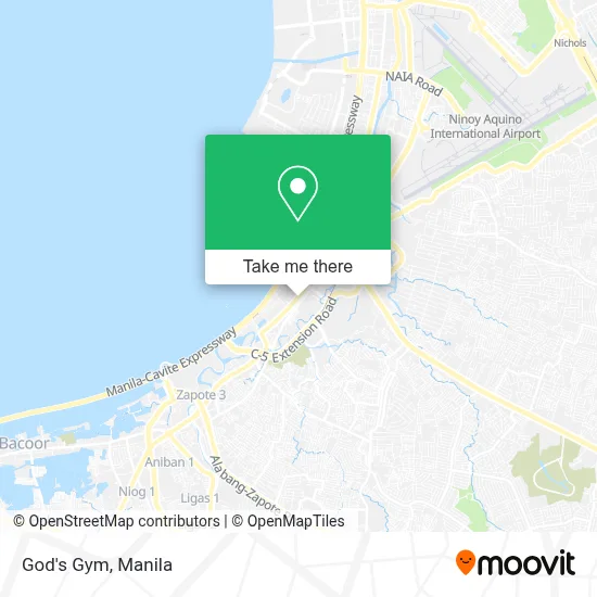 God's Gym map