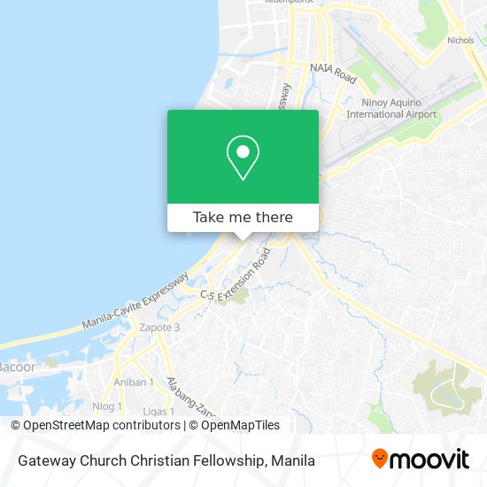 Gateway Church Christian Fellowship map