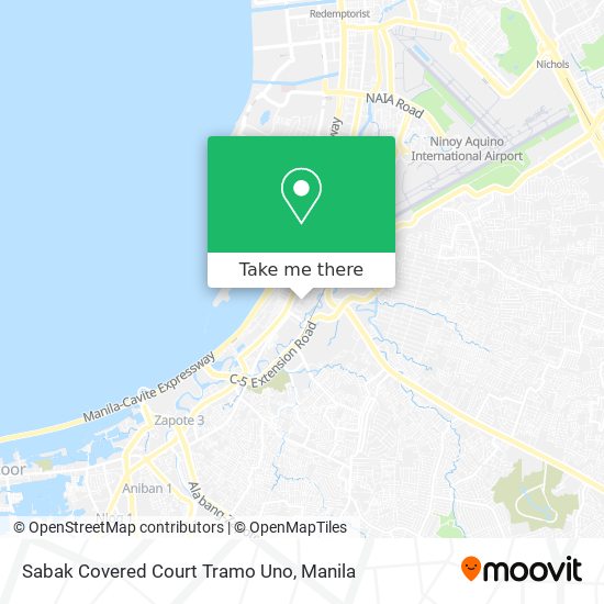 Sabak Covered Court Tramo Uno map
