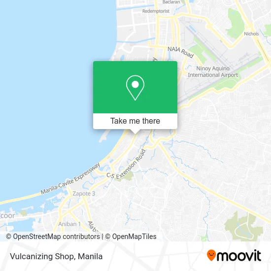 Vulcanizing Shop map