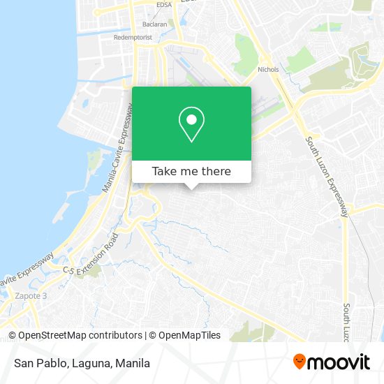 San Pablo, Laguna map