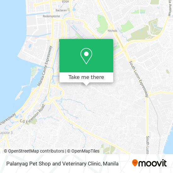 Palanyag Pet Shop and Veterinary Clinic map