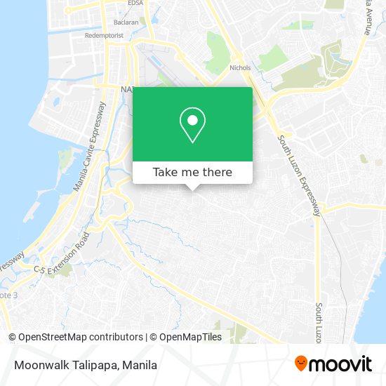 Moonwalk Talipapa map