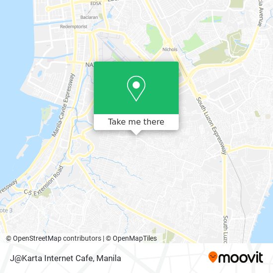 J@Karta Internet Cafe map