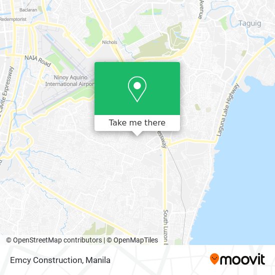 Emcy Construction map