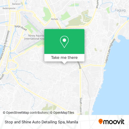 Stop and Shine Auto Detailing Spa map