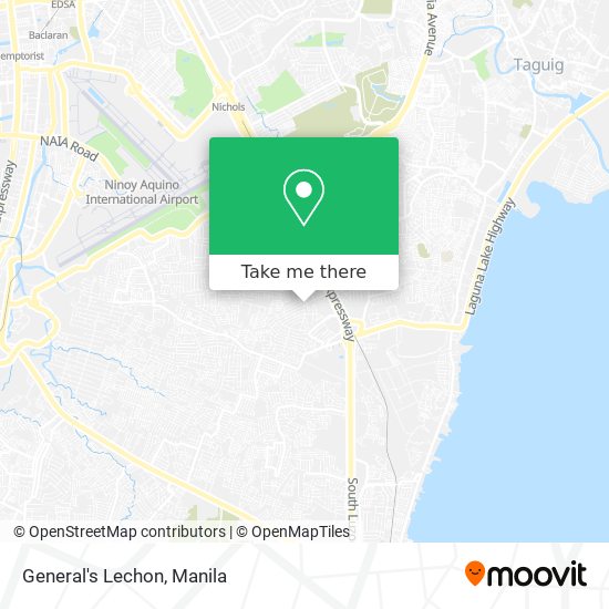 General's Lechon map