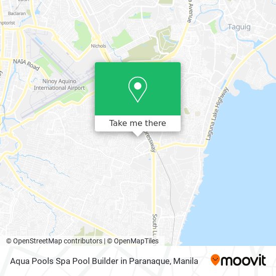 Aqua Pools Spa Pool Builder in Paranaque map