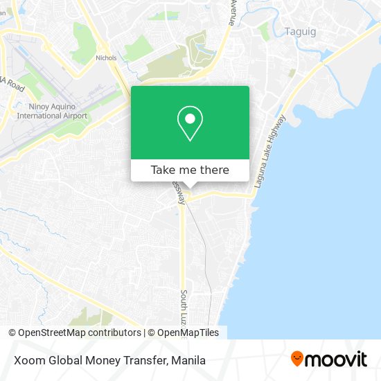 Xoom Global Money Transfer map