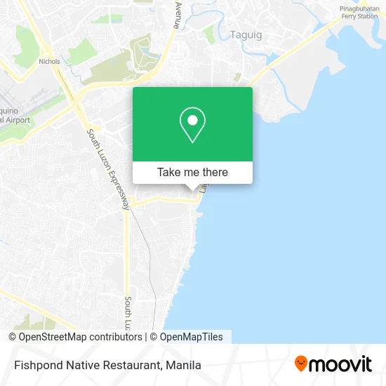 Fishpond Native Restaurant map