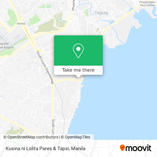 Kusina ni Lolita Pares & Tapsi map