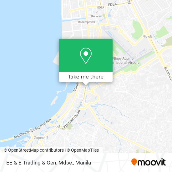 EE & E Trading & Gen. Mdse. map