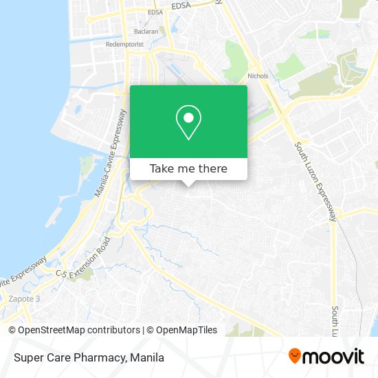 Super Care Pharmacy map