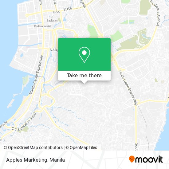 Apples Marketing map