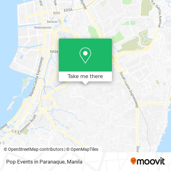 Pop Events in Paranaque map