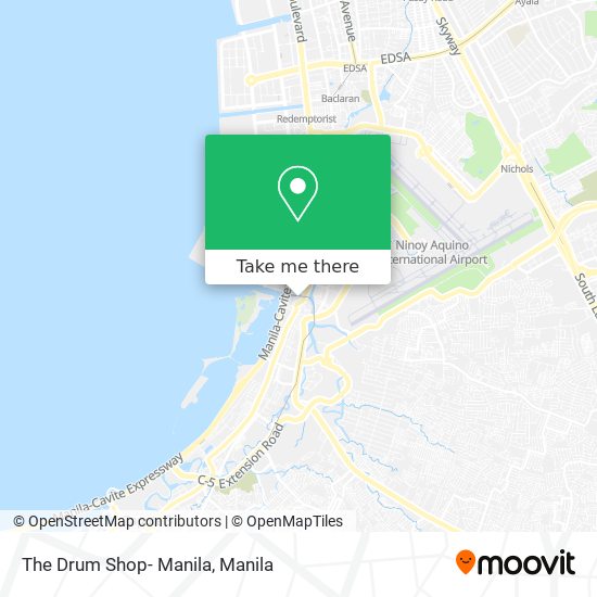 The Drum Shop- Manila map